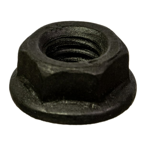50 Count Hex Flange Nuts Grade 8/Phosphate and Oil Finish 1/4x20 Black 